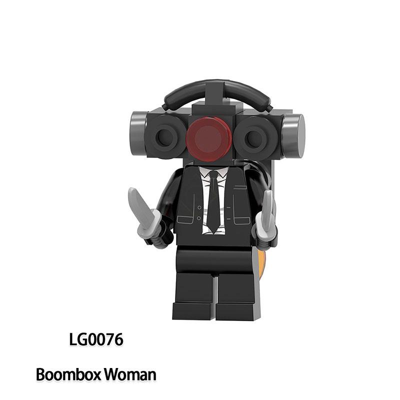 Скибиди Туалет Аниме Мультяшные Кубики Спикермен Телевизормен Оператор Экшн MOC Туалетмен против Монитора Конструктор Аудио