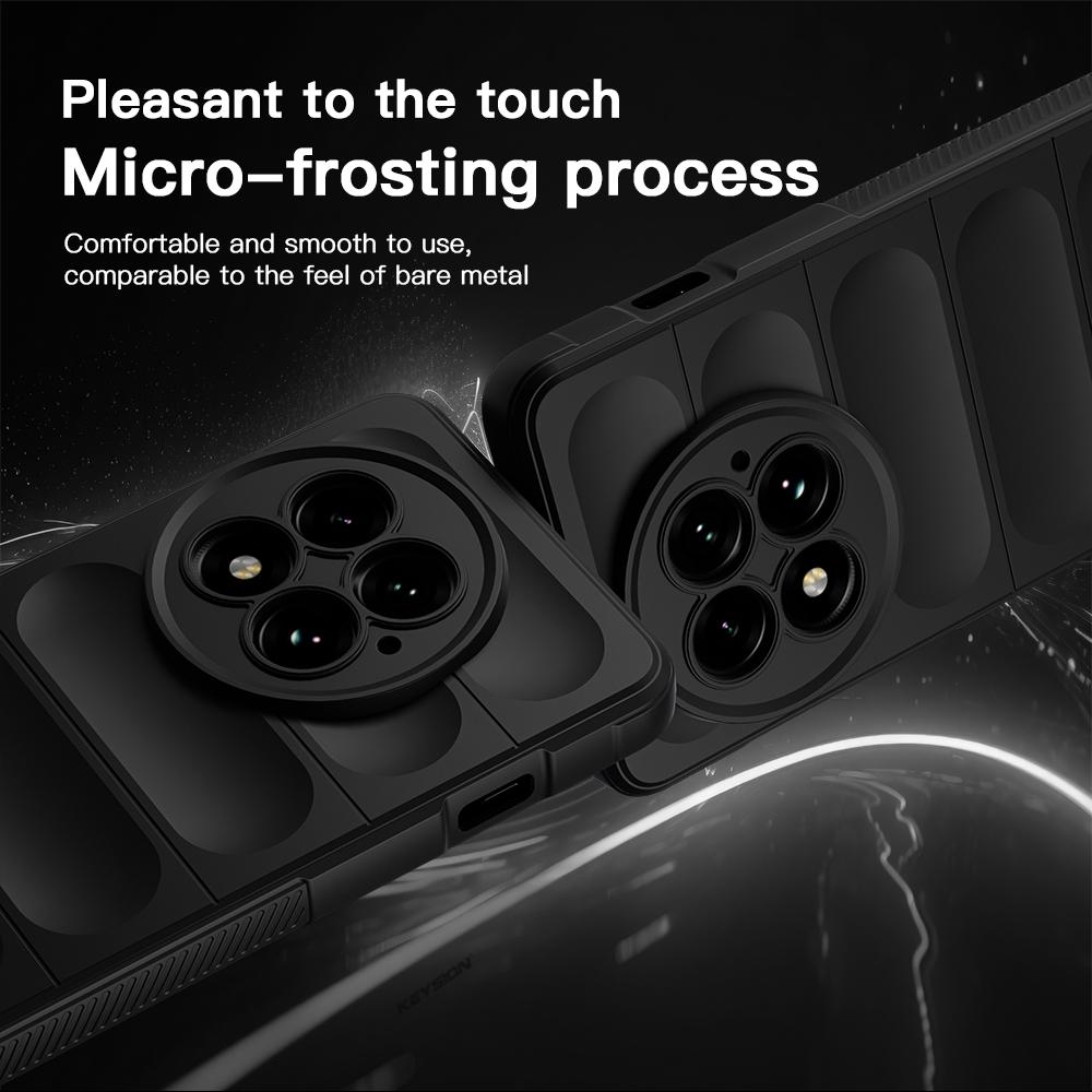 KEYSION Противоударный матовый чехол для OnePlus 13 5G Противоскользящий мягкий силиконовый чехол для задней панели телефона OnePlus 13 5G