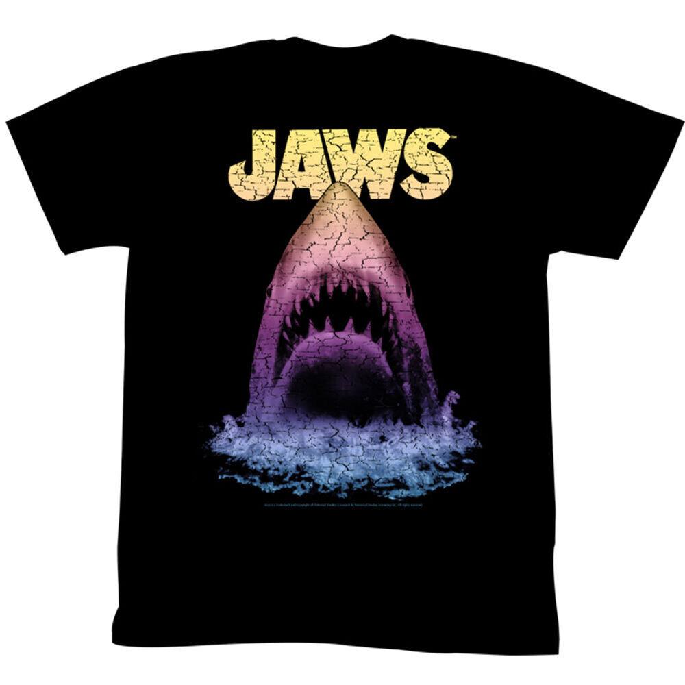 Черная футболка унисекс приталенного кроя Jaws New To The Game