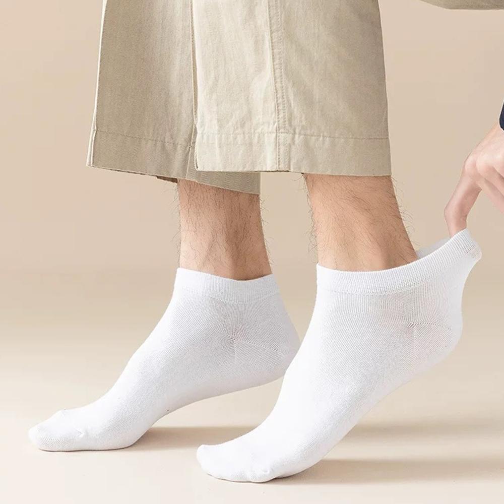 10 пар носков до щиколотки унисекс, легкие, из чистого хлопка, дышащие, влагоотводящие, устойчивые к запахам, спортивные носки для лета