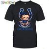 Футбольная футболка NFL Indianapolis Colts Betty Boop Унисекс Размер S-5XL