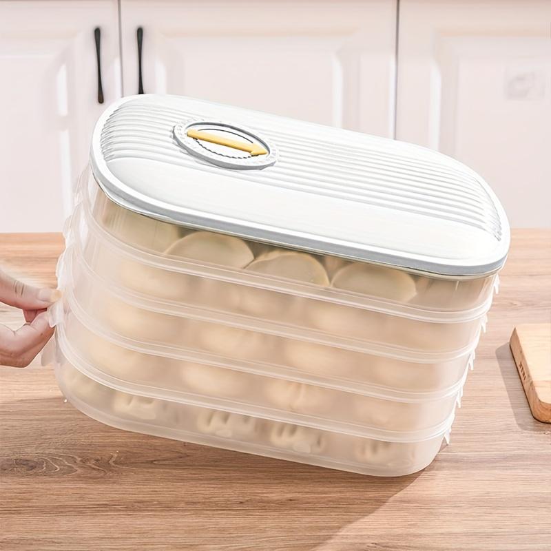 1 шт. Коробка для пельменей, специальная герметичная и сохраняющая свежесть многослойная быстрозамороженная еда Wonton коробка для хранения для заморозки в холодильнике