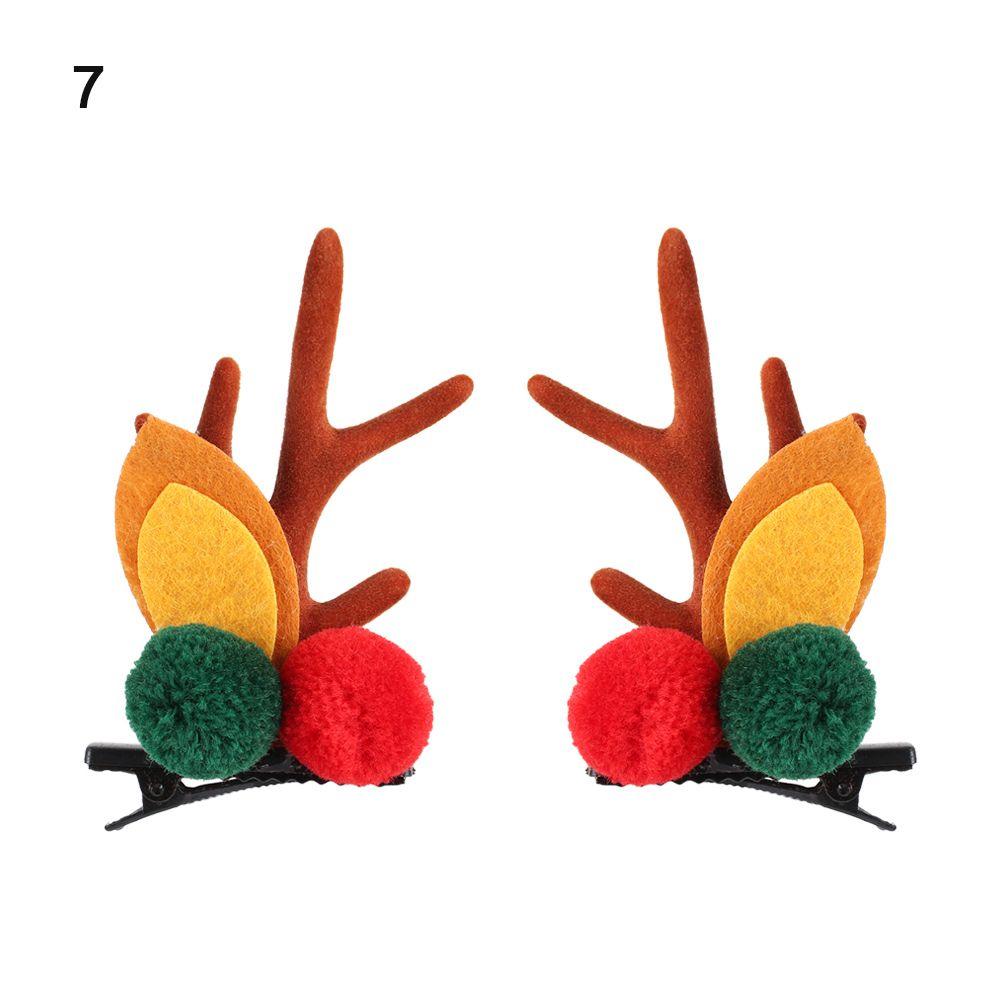 Косплей на вечеринку Оленьи уши Рога Красивые заколки для волос Аксессуары для волос Шпильки Рождественские заколки