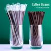 Degradable PLA Coffee Stirring Straw, Three-Hole Disposable for Hot Drinks and Milk Tea