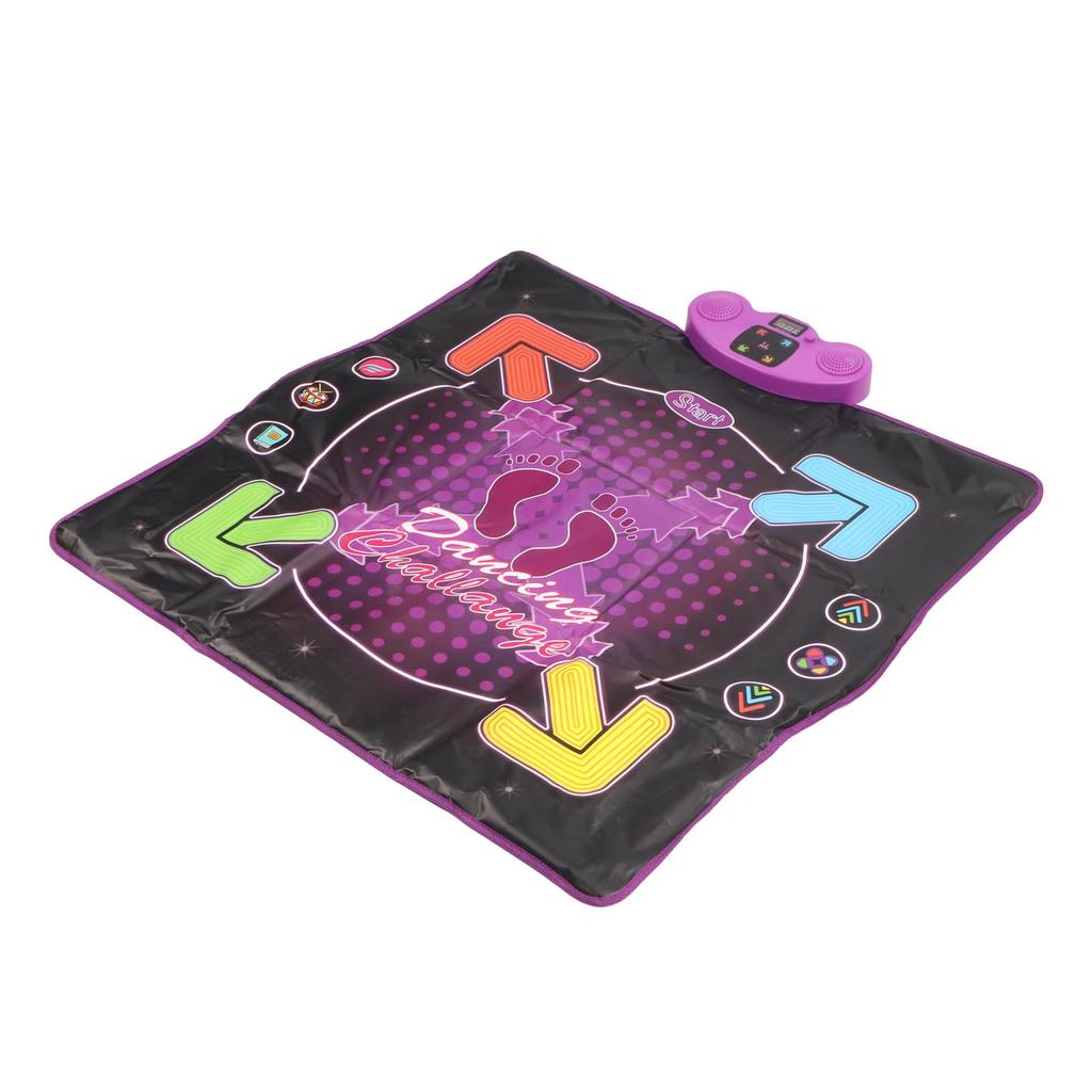 Dance Mat Wireless Bluetooth AUX Built in Music 4 Gaming Modes Electronic Dance Pad Game Toys with Mic for 3 Years Old