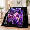 Sasuke Uchiha Flannel Throw Blanket Soft Warm Cozy For Sofa Bed Indoor Home Bedroom Use
