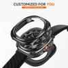 Ремешок/Чехол 2в1 для Samsung Galaxy Watch Ultra(2025) 47мм Ультра(2025) Корпус из металлического сплава 47 мм, нейлоновый ремешок-петля, роскошная крышка