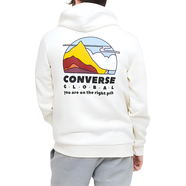Converse Free World Sweatshirt Men's White 10022725-A03