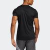 Adidas Футболка Run It Tee M Logo Training с короткими рукавами, мужские топы, черные FL6972