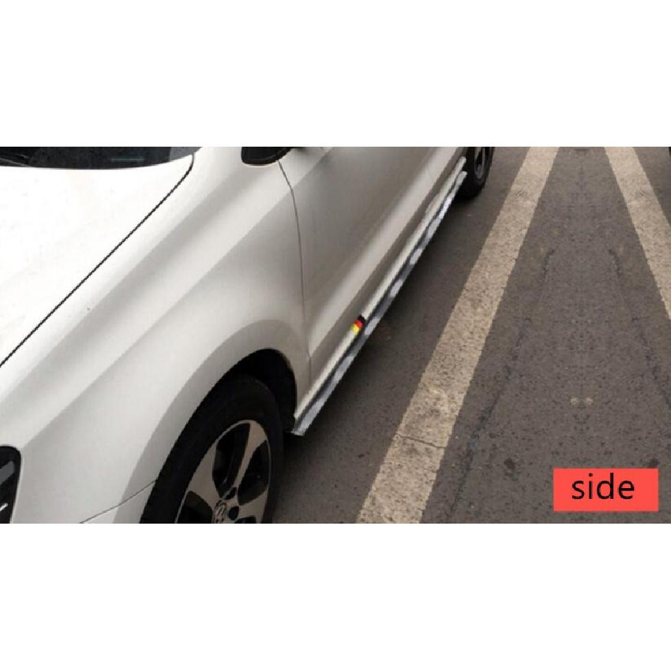 Передний сплиттер для губ из углеродного волокна, спойлер на подбородке, боковая юбка, комплект кузова, отделка 2,5 м для Fiat Panda Bravo Punto Linea Croma 500 500X