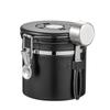 Coffee Beans Storage Tea Coffee Sugar Storage Jars Hermetic Pots Airtight Food Containers Stainless Steel Container Kitchen Pot