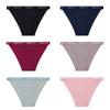 FINETOO Cotton Panty for Women Low Waist Briefs Solid Panty 7 Color Women Cotton Underwear Breathable Lingerie Underwear For Girls