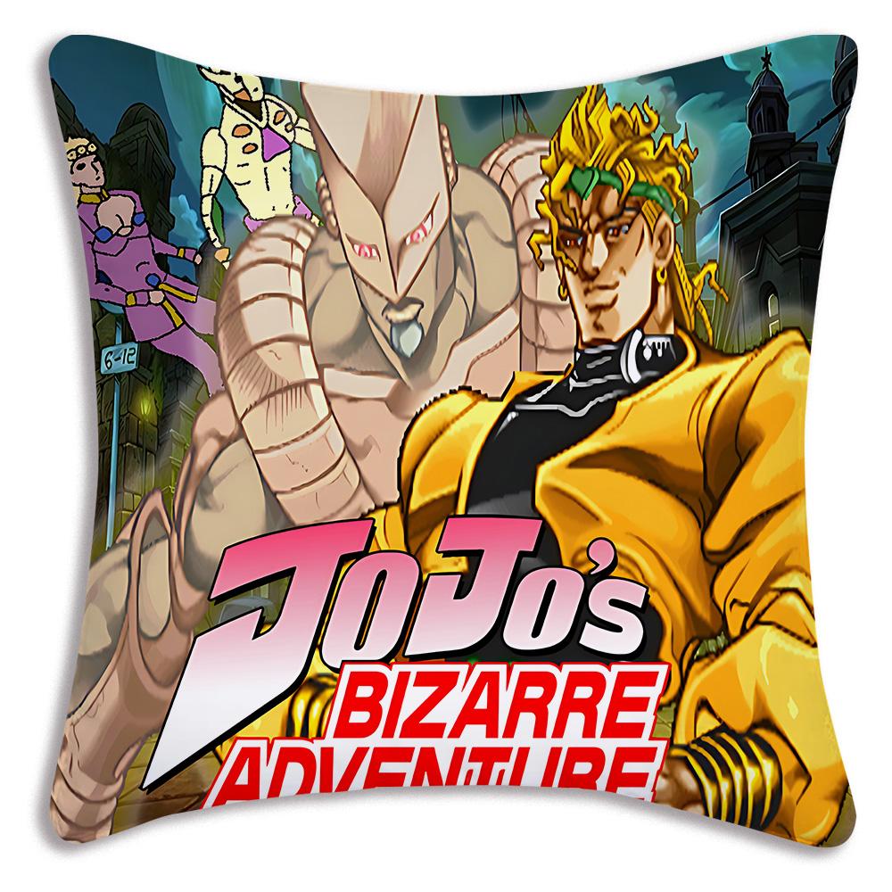 Милые наволочки JoJo's Bizarre A-Adventure Мультяшные Декоративные для Дивана Дома Двусторонняя Печать Короткий Плюш Милая Наволочка
