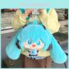 Miku Themed Hatsune Plush Backpack With Soft Filling Doll Children Gift Holiday