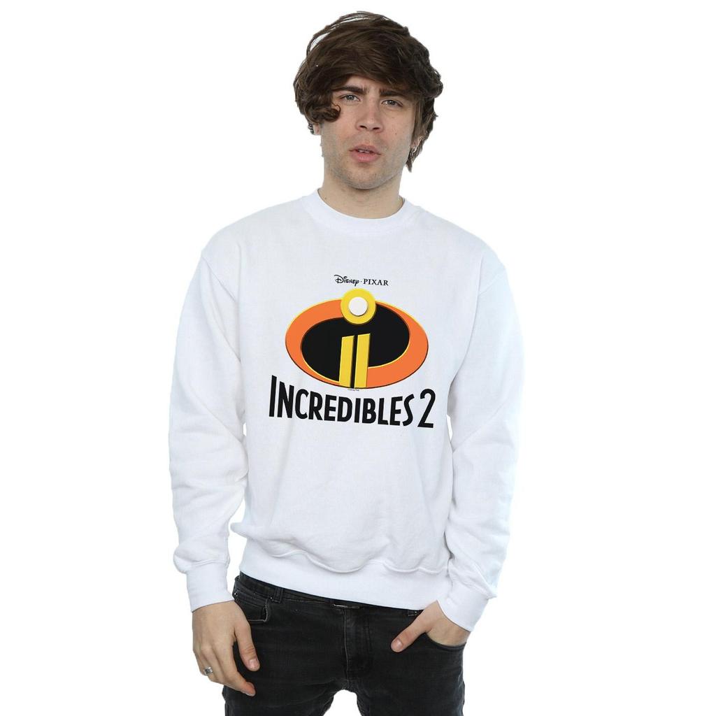 Disney Mens Incredibles 2 Emblem Logo Sweatshirt