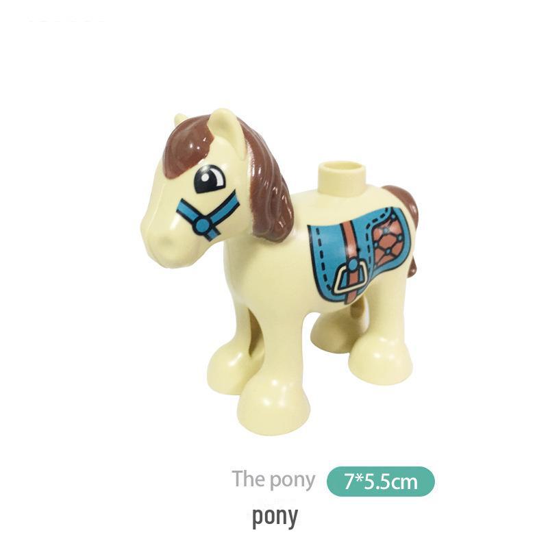 Аксессуары для животных из крупных частиц: Совместимые конструкторы Lego для детей от 3 лет и старше — детали для моделирования прерий, океана и джунглей