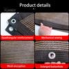 1/2x5M Balcony Privacy Screen Fence Cover UV Protection Weather-Resistant Apartments Railing Screen Heavy Duty Wind Block Sun Shade Net