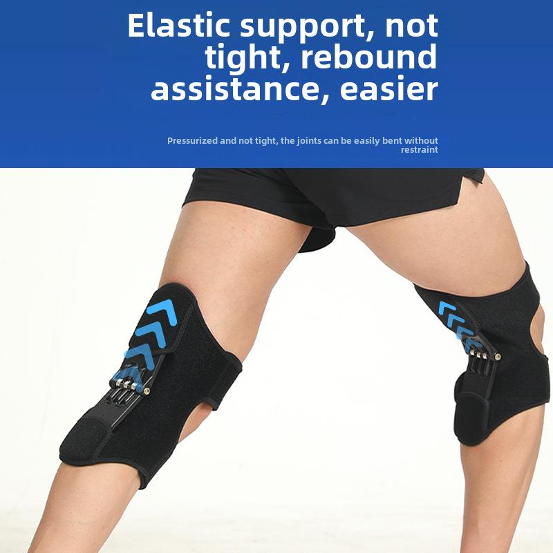 Спортивная накладка на колено с защитой надколенника: Регулируемая компрессионная поддержка при приседаниях