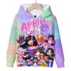 3D Game Aphmau Print Hoodie Kids Hooded Sweatshirts Cartoon Anime Hoodies Spring Fall Children Clothing Harajuku Hooded Pullvers
