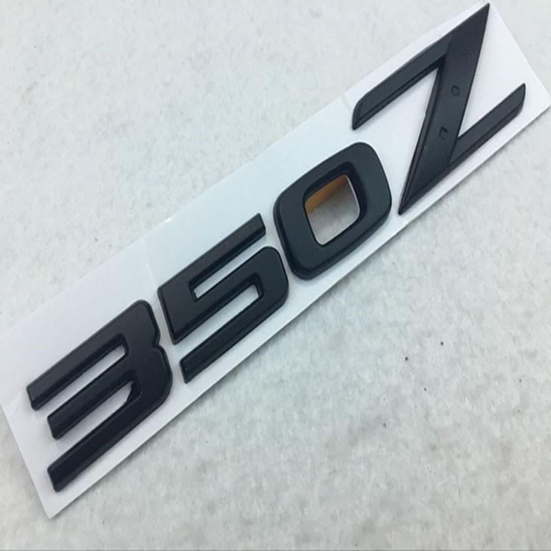 Новая матовая черная эмблема бренда 350z Замена OEM 350 Z Значок на заднюю дверь хэтчбека Багажник