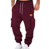 Men'S Sports Pants Running Pants Outdoor Pocket Work Pants Casual Pants