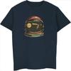 Retro Style Astronaut Helmet T-shirt Space Cartoon Faddish Spaceman Tees  TShirt Men's Clothing Oversized Unisex Tops