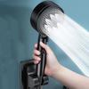 High Pressure Shower Head with Handheld 8 Spray Modes Top Spray Function
