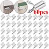 60pcs Cross Self-tapping Screw with Nonslip Rubber Cabinet Board Laminate Support DIY Wardrobe Cabinet Glass Partition Nails