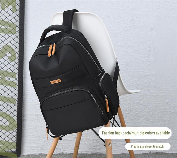 Трендовый рюкзак-компаньон большой вместимости для студентов колледжа - простой, легкий и повседневный для путешествий