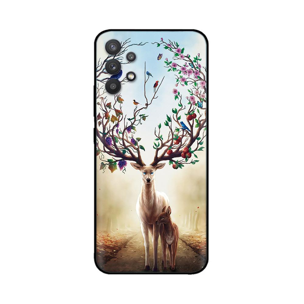 Чехол для Samsung A32 Мягкий черный силиконовый задний чехол для телефона для Samsung Galaxy A32 4G A325 A 32 5G A326 Чехол Fundas Coque Бампер