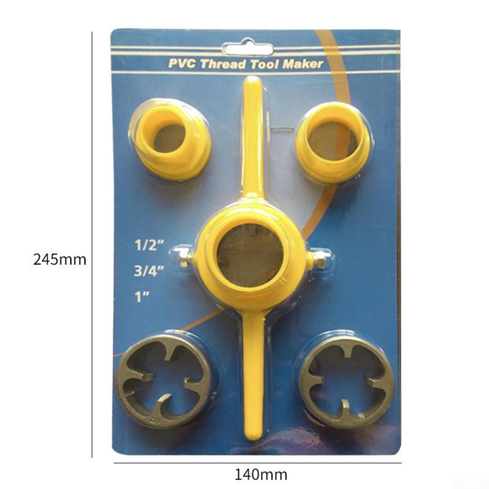 Efficient and 6 Piece Manual Pipe Threader for DIY Plumbing Jobs