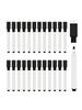 A set of 50 dry erase markers with rubber caps, fine pointed whiteboard markers, lightweight plastic material, suitable for use