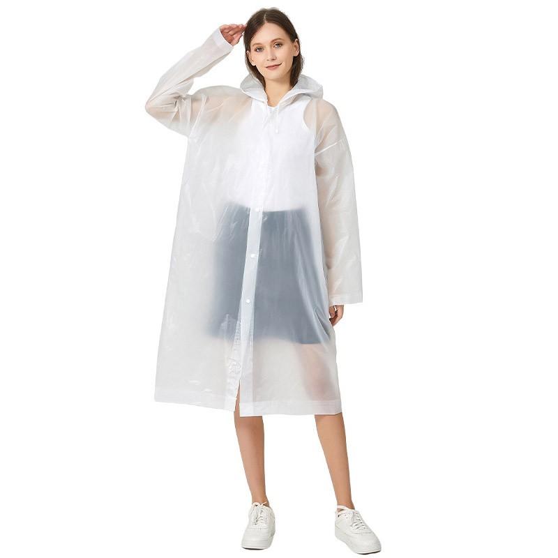 Плащ для взрослых ветрозащитный и водонепроницаемый утолщенный цельный плащ из ЭВА всего тела
