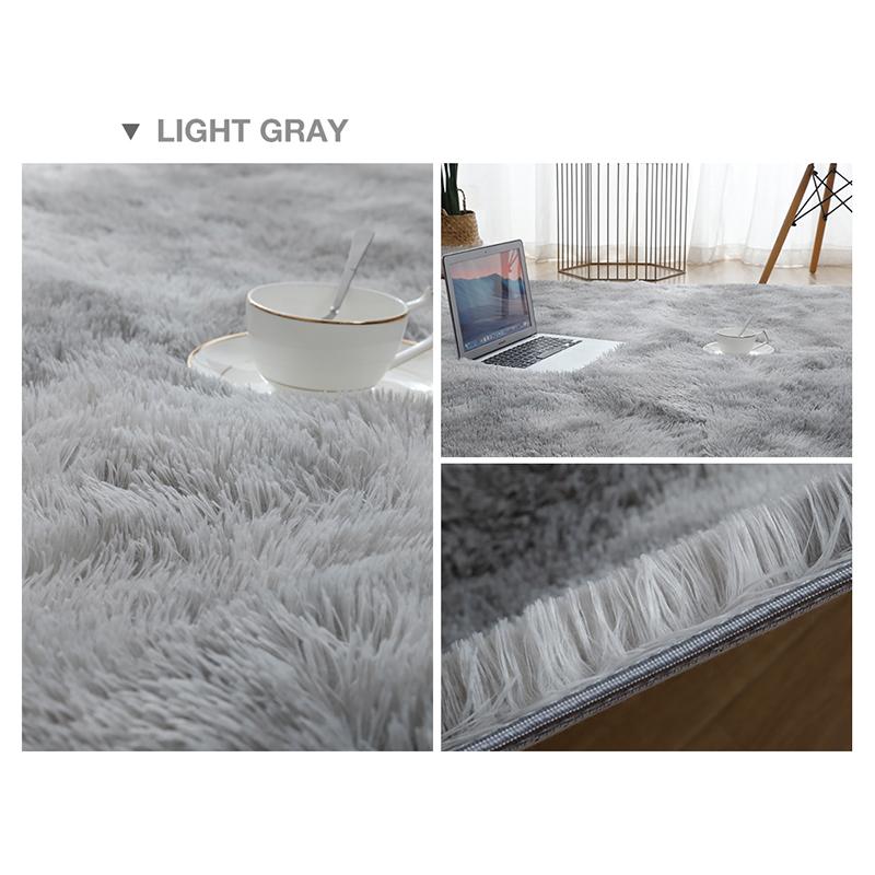 Luxurious Living Room Fluffy Carpet Nordic Soft Thickening Home Decor Carpets Bedroom Bedside Children 'S Room Non -Slip Floor Mat