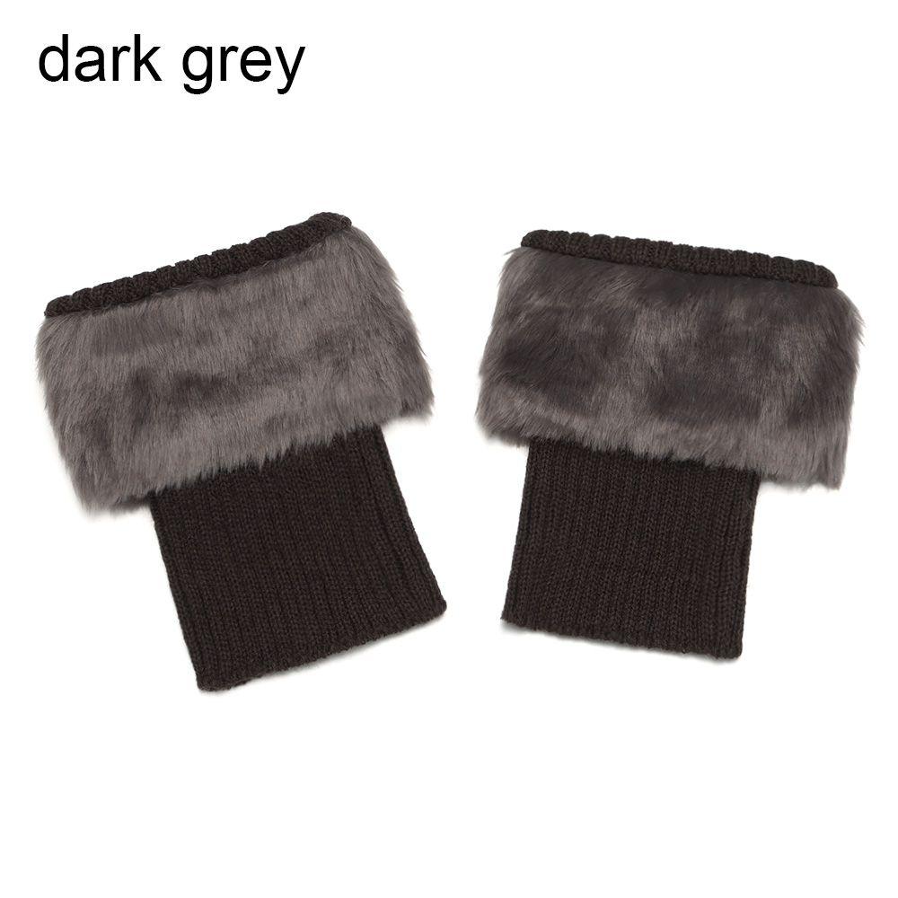 New Girls Women Boot Socks Leg Warmers Socks Boot Warmers Knitting