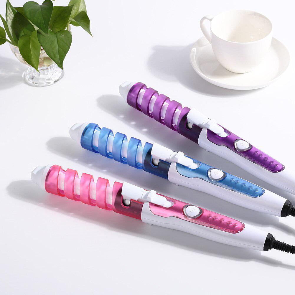 Портативная керамическая щипцы для завивки волос в салоне, волновая палочка, волшебная спиральная щипцы для завивки волос, инструмент для укладки волос