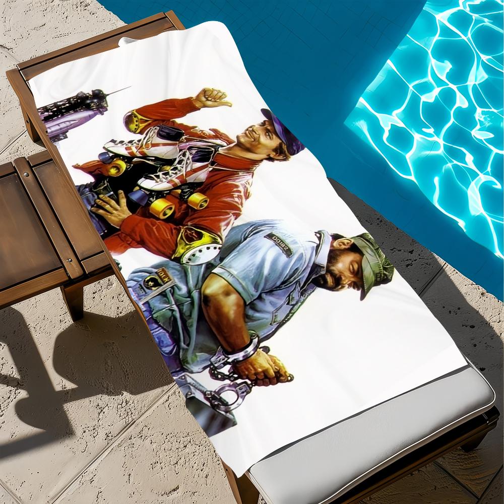 T-Terence B-bud S-Spencer-r Towel Gift For Travel Gym Sauna Travel Spa Shower Camping Quick Dry Sports Beach Towels Soft Pool