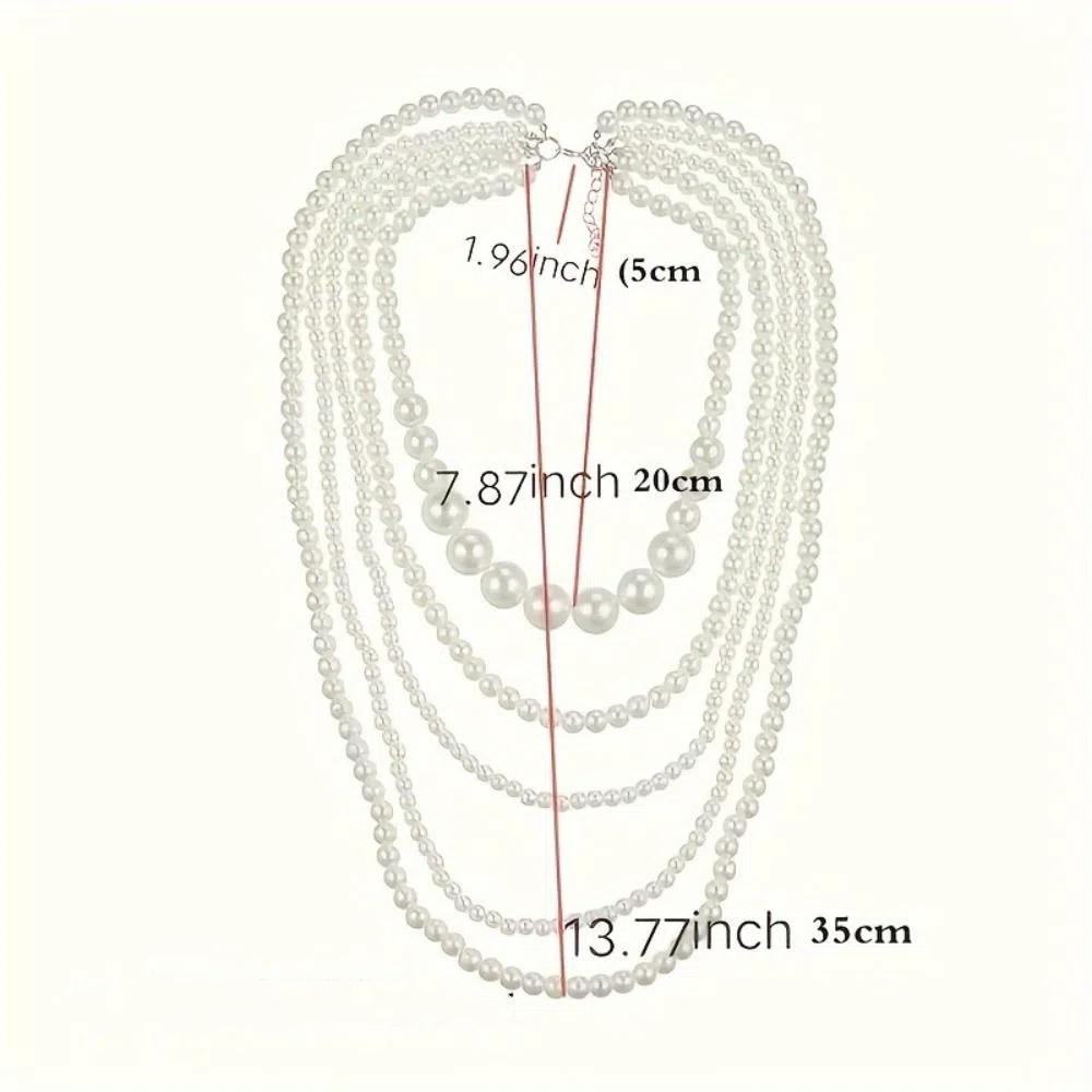 Роскошные многослойные ожерелья, милые преувеличенные ожерелья, ожерелья из жемчуга, украшение для платья