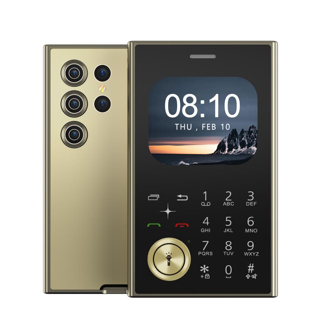 Двойной SIM-модуль, модный кнопочный мини-мобильный телефон 2G GSM, быстрый набор, волшебный голос, портативная функция, сотовые телефоны, порт 3,5 мм