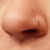 Surgical Steel Nose Studs Small Thin Lip Stus Hoop Ring Earring Body Piercing
