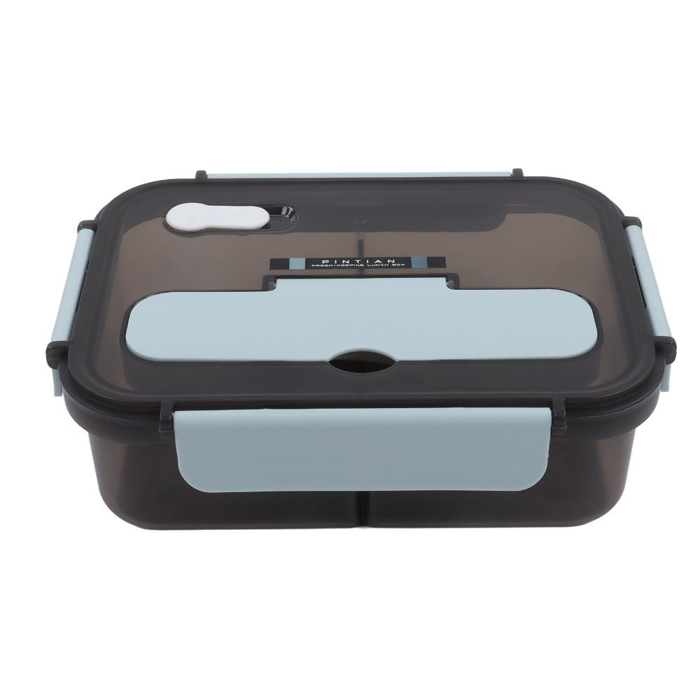 2 Compartment Insulated Lunch Box PP Bento Lunch Box Portable Leakproof Lunch Box For Camping