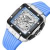 Часы для мужчин Роскошные спортивные кварцевые наручные часы с силиконовым ремешком Светящиеся стрелки Дата Мужской хронограф Часы Reloj Hombr
