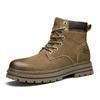 Мужские ботильоны с высоким берцем, короткие зимние ботинки, повседневная обувь из плюша для активного отдыха