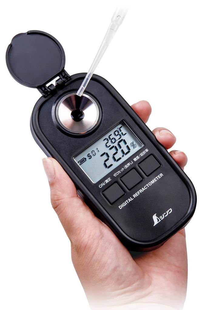 Цифровой измеритель содержания сахара Shinwa Sokutei 0-93%, пыле-, водонепроницаемый, светонепроницаемый, тип 70183