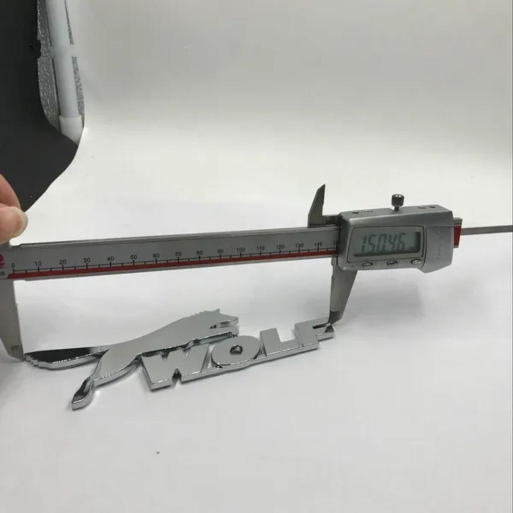 1 шт., 3D логотип волка, эмблема заднего багажника автомобиля, значок, наклейка для ford F/ocus F/iesta M/ondeo K/uga E/cosport, автоаксессуары