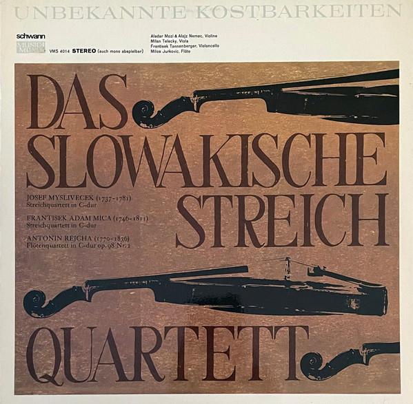 LP Record SLOVAK QUARTET Das Slowakische Streichquartett Spi VMS4014 Schwann Musica 1966 Germany Classical Used