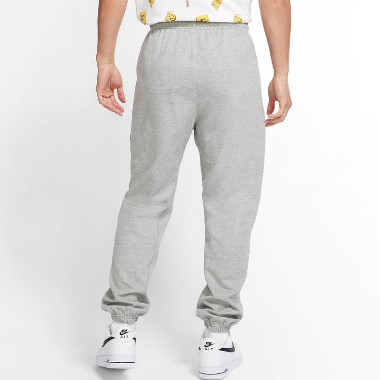 Nike Мужские джоггеры Dri-FIT Standard Issue с ​​вышитым логотипом, серые CK6365-063