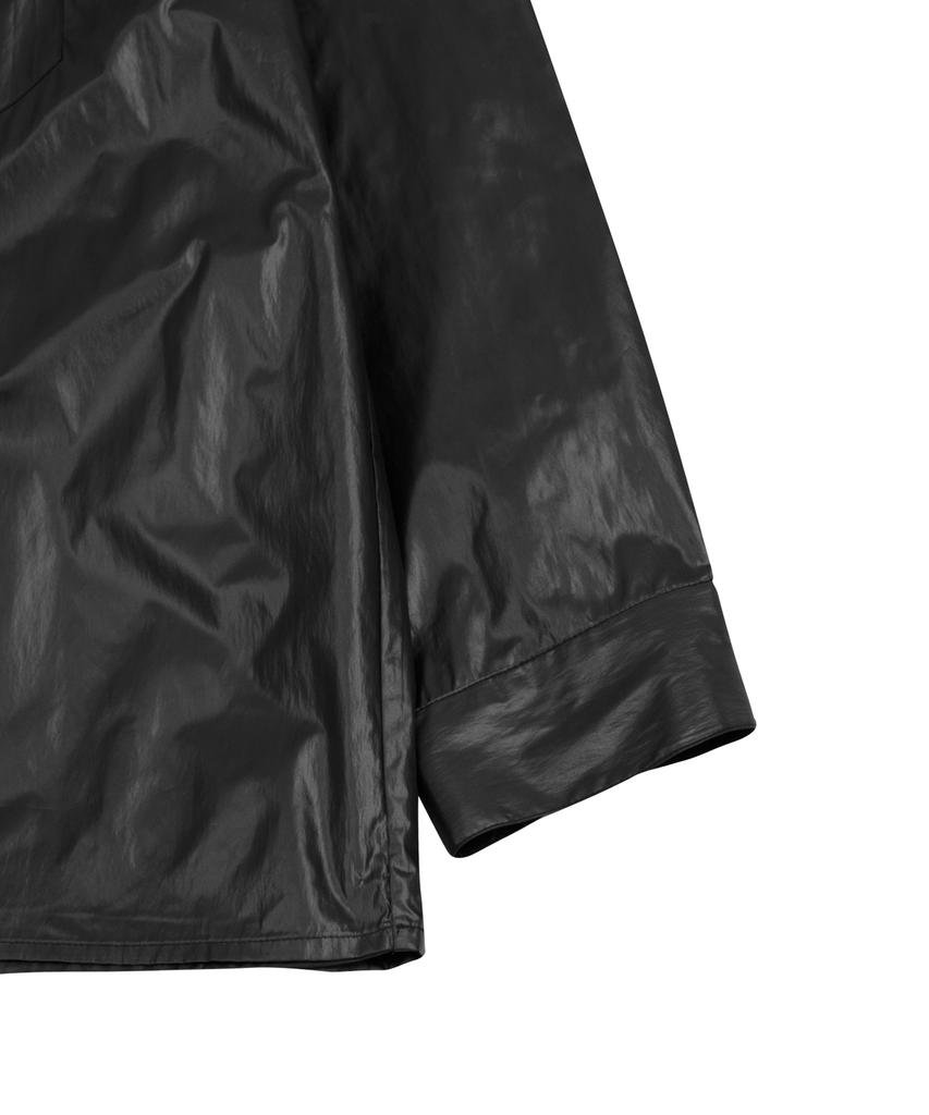 OHY Layered Panel Logo Shirt - Black