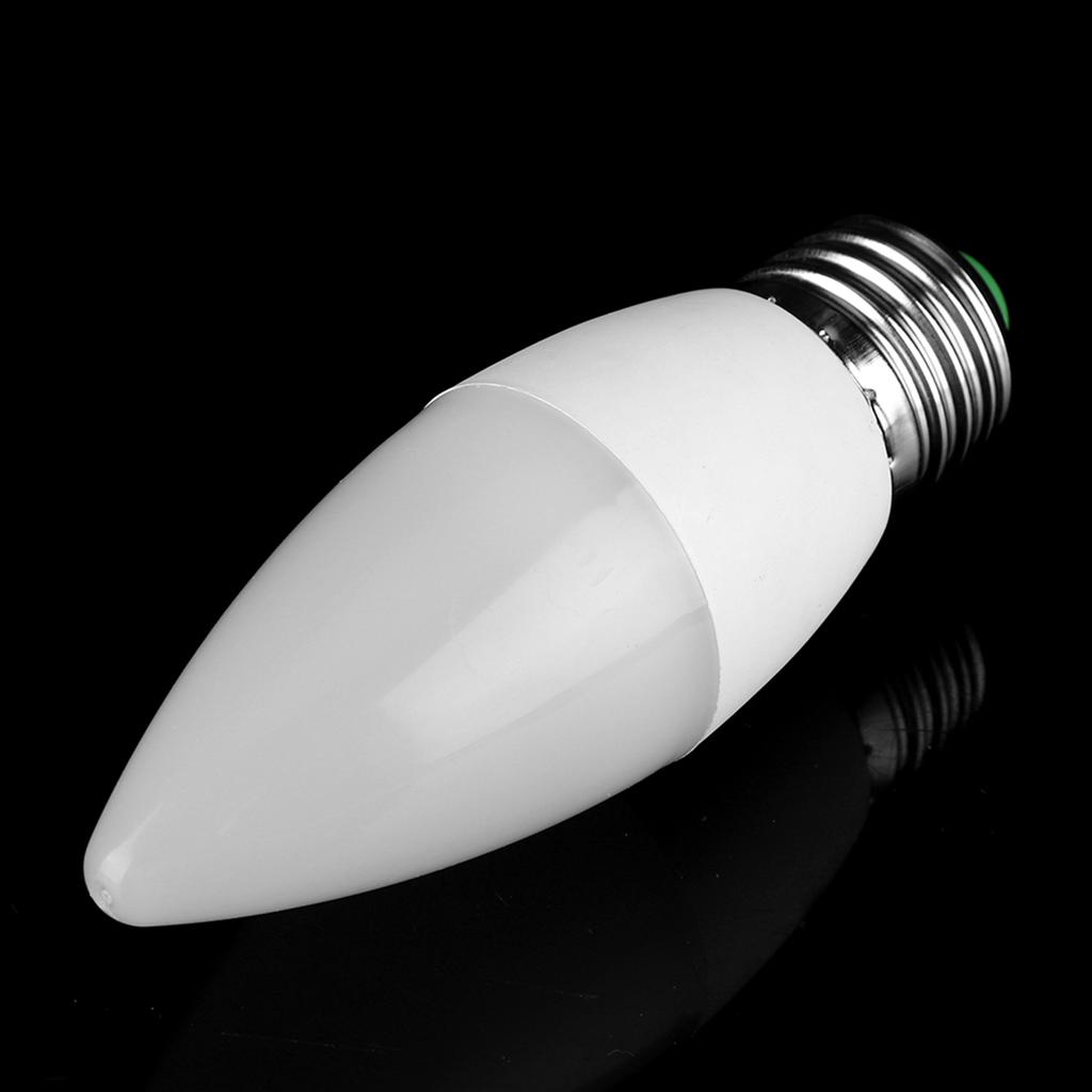 3 Вт многоцветная светодиодная лампочка-свеча, меняющая цвет, AC85-265V с дистанционным управлением(E27 RGB+Холодный белый)