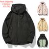 Мужские куртки с капюшоном Спортивная куртка для улицы Мужская водонепроницаемая дышащая Парная спортивная одежда Унисекс Походные пальто Верхняя одежда Мужская одежда